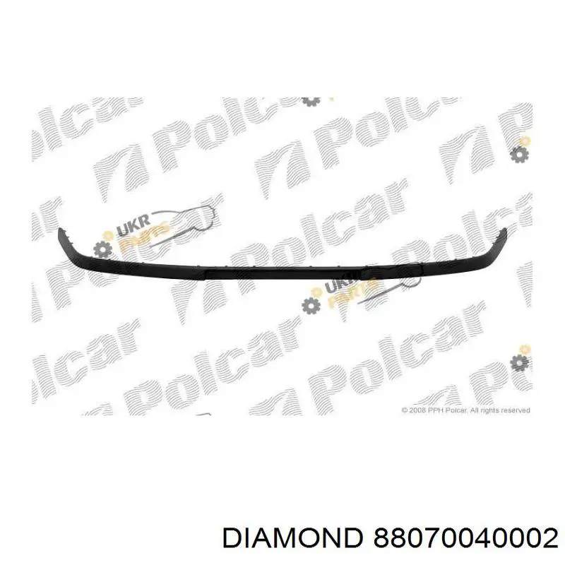 Накладка бампера переднего Diamond/DPA 88070040002 цена, от 8.93 USD
