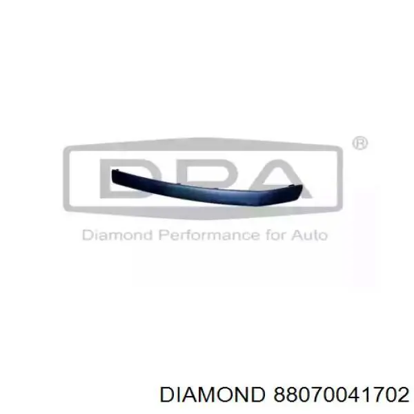 Накладка бампера переднего правая 88070041702 Diamond/DPA