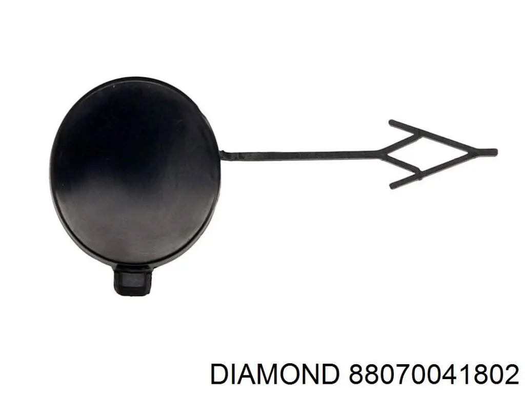 Купить 88070041802 Diamond/DPA Молдинг бампера переднего правый