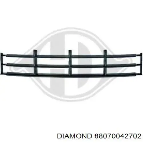 Накладка бампера переднего левая 88070042702 Diamond/DPA