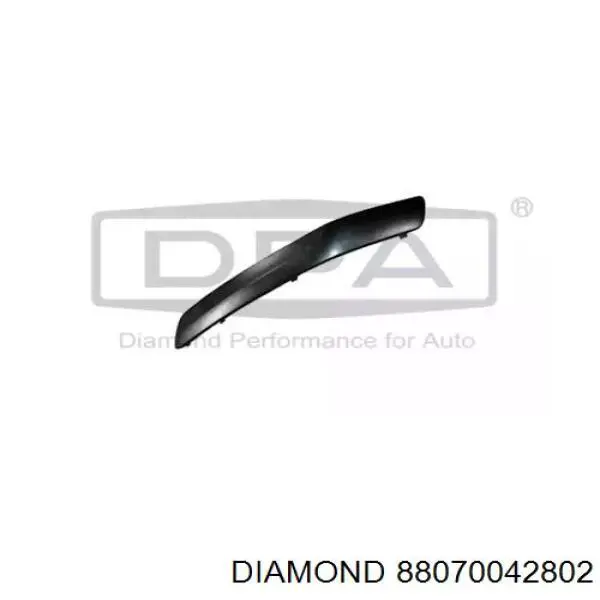 88070042802 Diamond/DPA молдинг бампера переднего левый