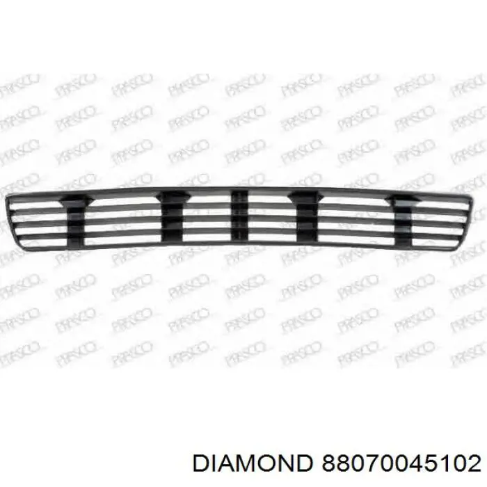 Решетка переднего бампера, правая Diamond/DPA 88070045102 цена, от 6.42 USD