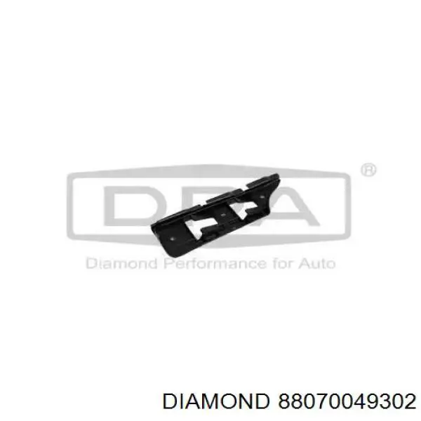 88070049302 Diamond/DPA consola externa esquerda do pára-choque dianteiro