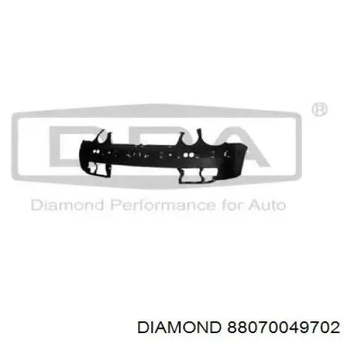 88070049702 Diamond/DPA передний бампер