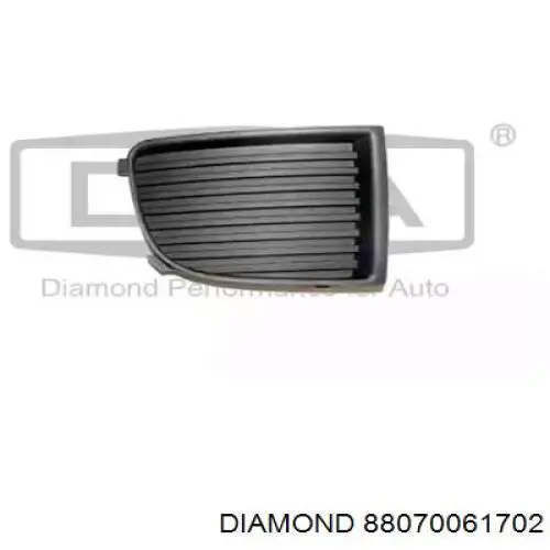Заглушка, решетка противотуманных фар бампера переднего, правая Diamond/DPA 88070061702 цена, от 1.74 USD