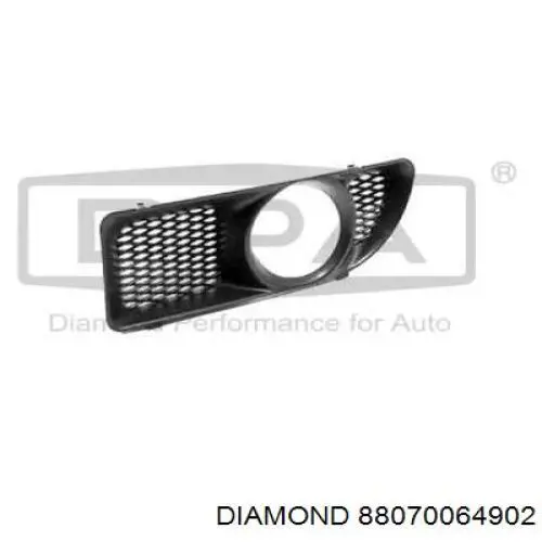 88070064902 Diamond/DPA заглушка (решетка противотуманных фар бампера переднего левая)