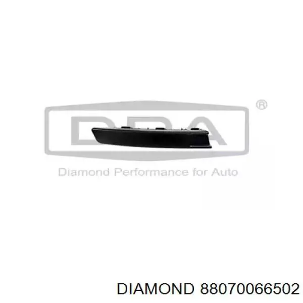 Молдинг бампера переднего правый 88070066502 Diamond/DPA