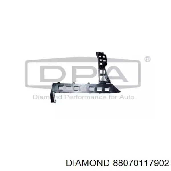 88070117902 Diamond/DPA consola esquerda do pára-choque traseiro