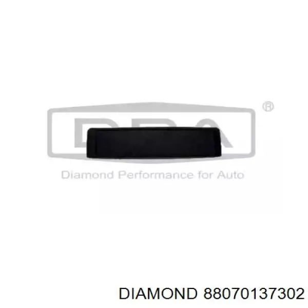 81373 Diamond/DPA панель крепления номерного знака переднего