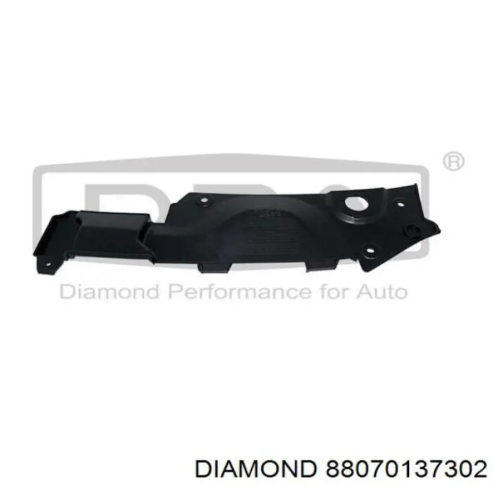 Купить 88070137302 Diamond/DPA Рамка номерного знака автомобиля передняя