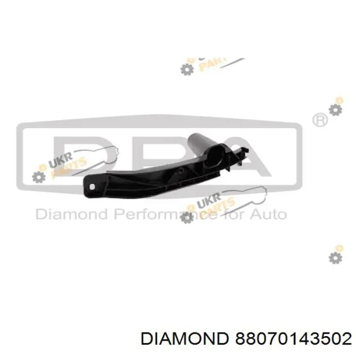 88070143502 Diamond/DPA consola do pára-choque dianteiro direito