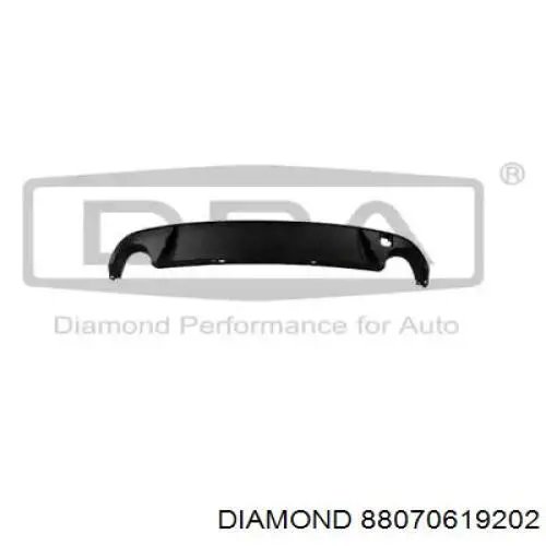 Юбка заднего бампера 4max 5511009534972P цена, от 33.52 USD