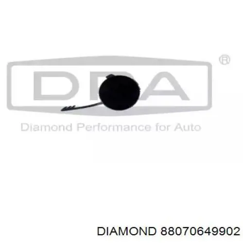 88070649902 Diamond/DPA заглушка бампера буксировочного крюка передняя