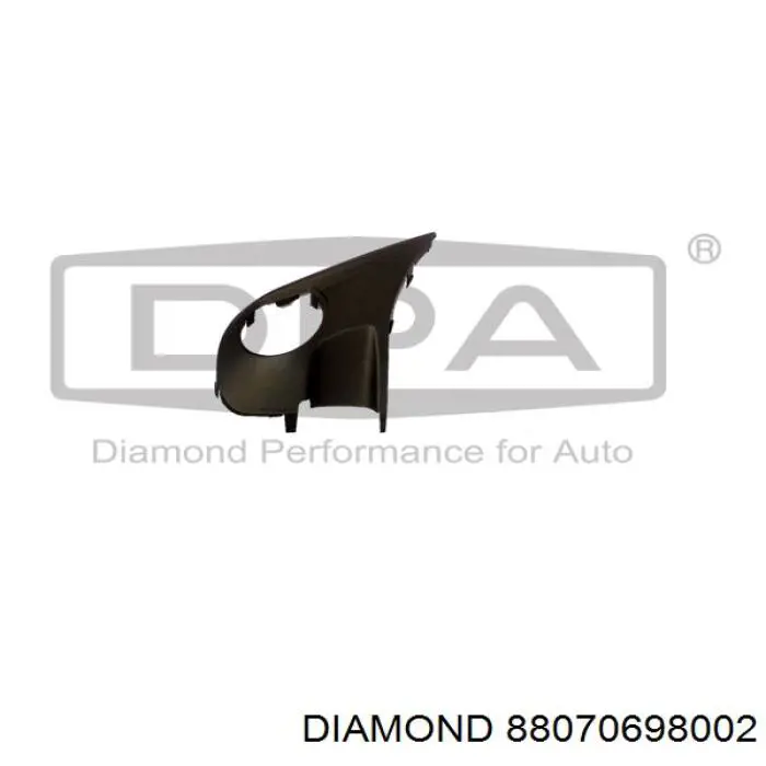 Заглушка бампера буксировочного крюка передняя правая Diamond/DPA 88070698002 цена, от 3.39 USD