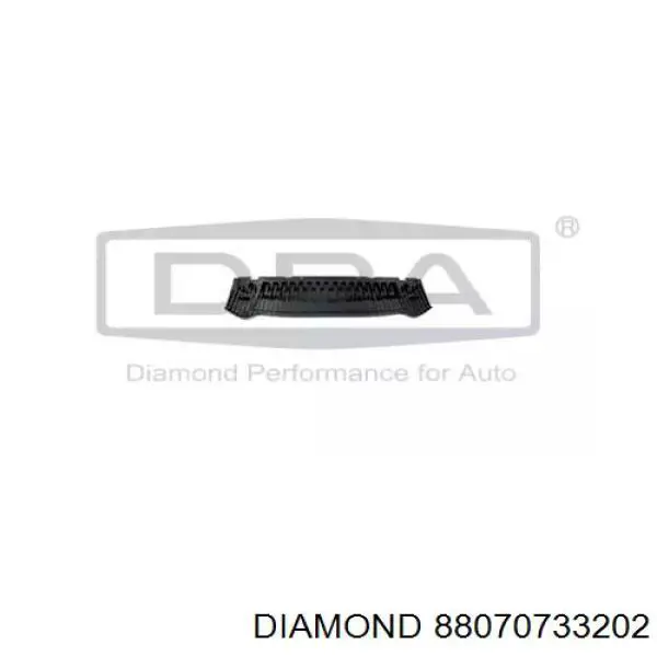 Защита бампера переднего Diamond/DPA 88070733202