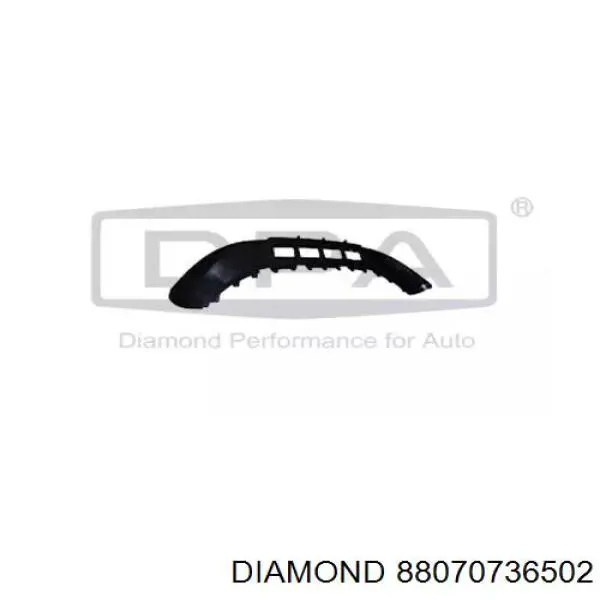 88070736502 Diamond/DPA spoiler do pára-choque dianteiro