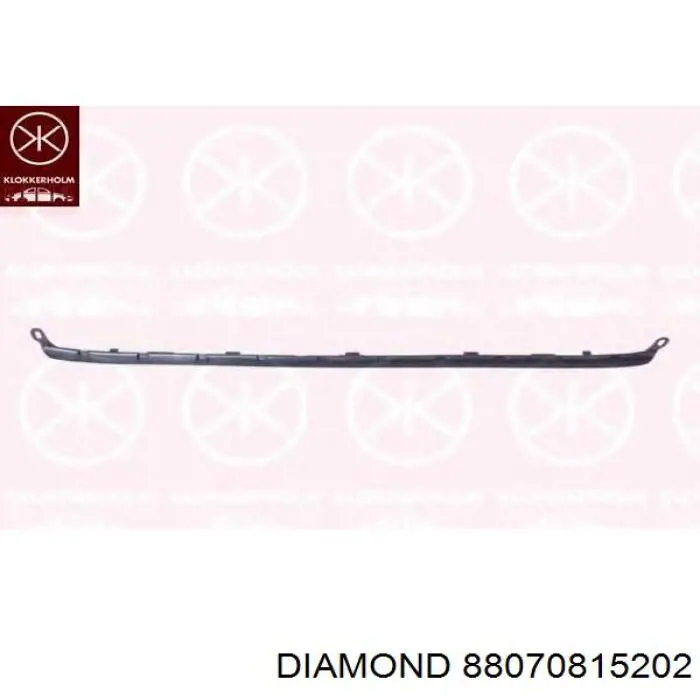 88070815202 Diamond/DPA tampão dianteira do pára-choque do gancho de reboque