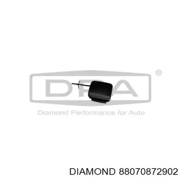 Заглушка бампера буксировочного крюка задняя Diamond/DPA 88070872902
