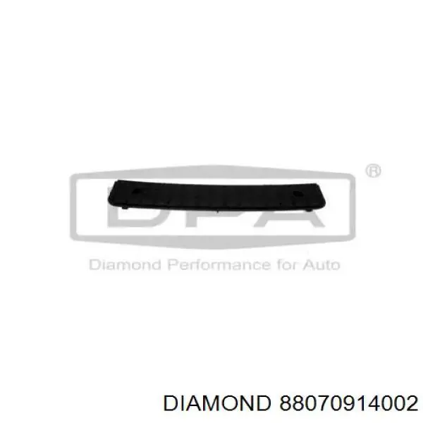 88070914002 Diamond/DPA placa sobreposta do pára-choque dianteiro