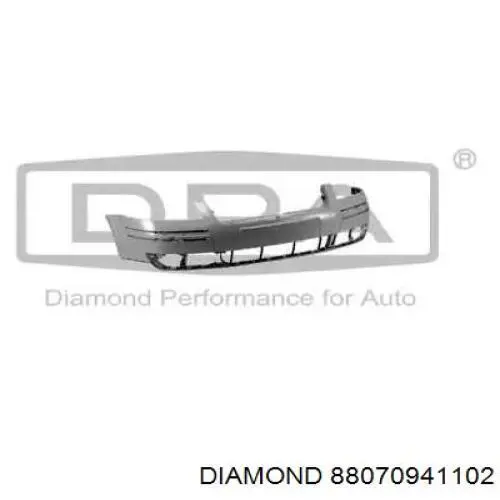 88070941102 Diamond/DPA передний бампер