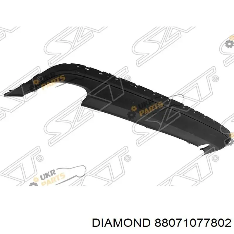 88071077802 Diamond/DPA спойлер заднего бампера