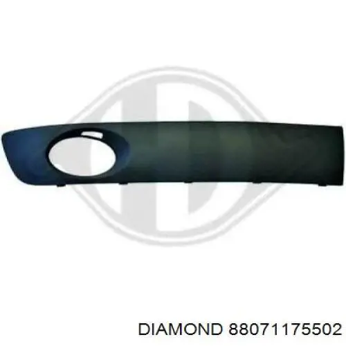 Молдинг бампера переднего правый FPS FP7416914 цена, от 12.66 USD