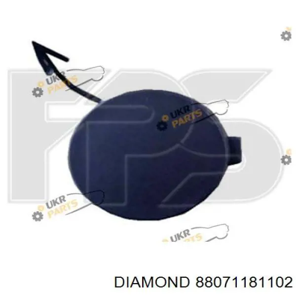 Заглушка буксировочного крюка в передний бампер Diamond/DPA 88071181102 цена, от 2.40 USD