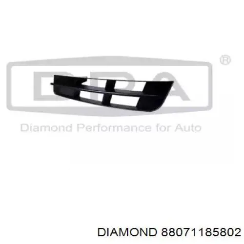 Решетка бампера переднего левая верхняя Diamond/DPA 88071185802