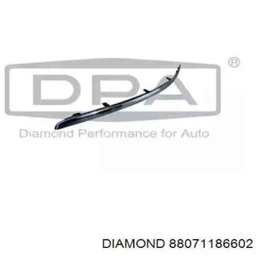 88071186602 Diamond/DPA молдинг бампера переднего левый