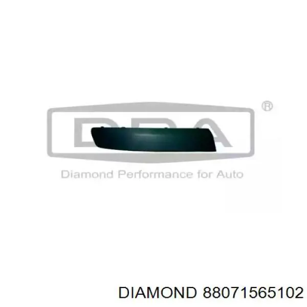88071565102 Diamond/DPA молдинг бампера переднего левый