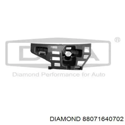88071640702 Diamond/DPA consola do pára-choque dianteiro esquerdo