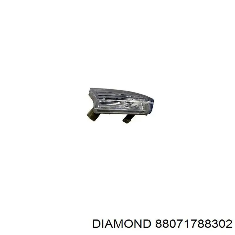Катафот (отражатель) переднего бампера правый Diamond/DPA 88071788302