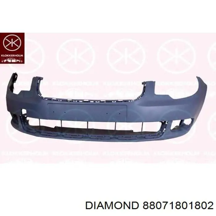 88071801802 Diamond/DPA передний бампер