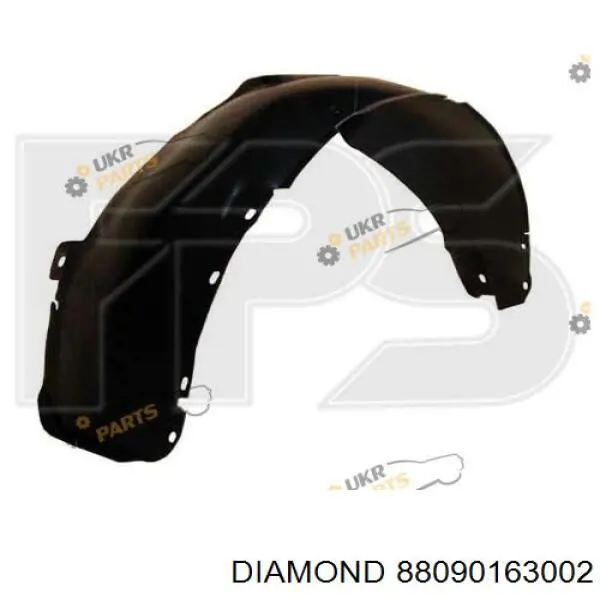 88090163002 Diamond/DPA подкрылок крыла переднего левый