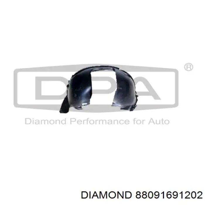 Правый подкрылок переднего крыла Diamond/DPA 88091691202 цена, от 26.80 USD