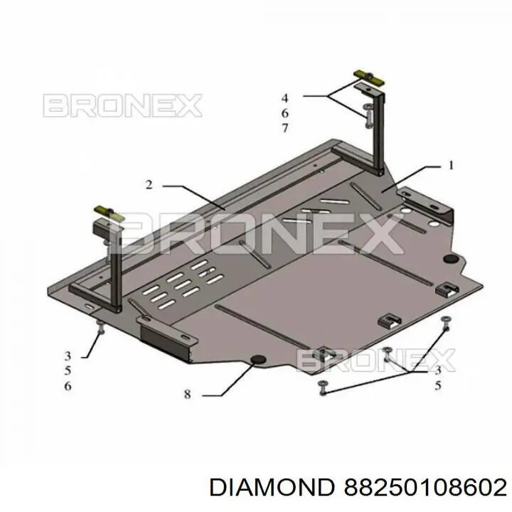 Защита двигателя 88250108602 Diamond/DPA