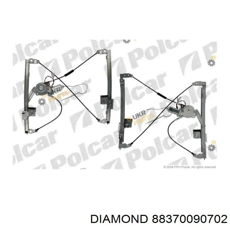 Купить 88370090702 Diamond/DPA Подъемник механический ветрового стекла