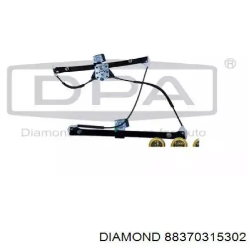 88370315302 Diamond/DPA механизм стеклоподъемника двери передней правой