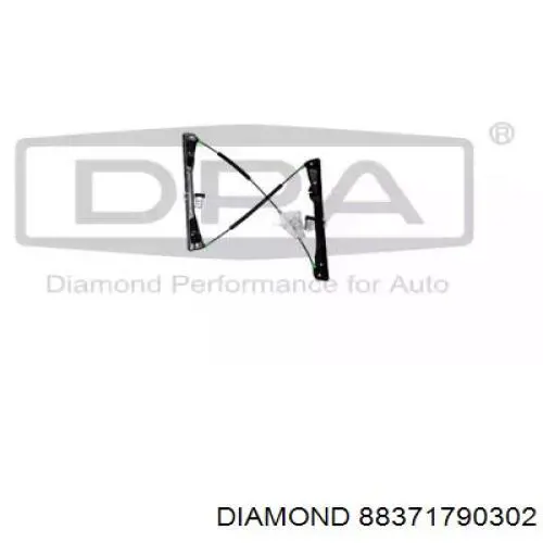 88371790302 Diamond/DPA mecanismo de acionamento de vidro da porta dianteira esquerda