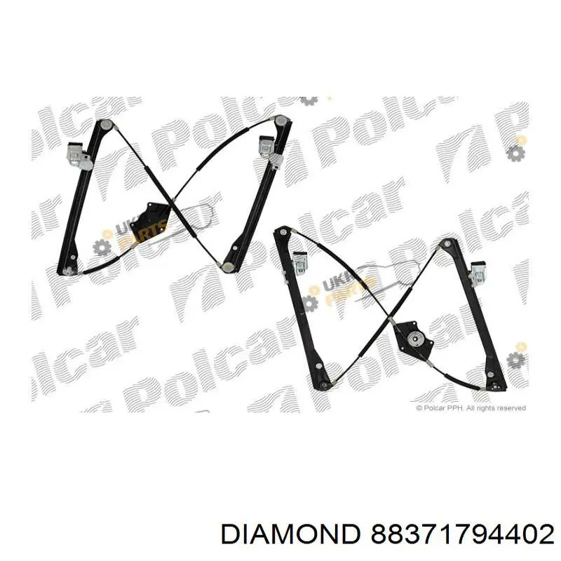 Механизм стеклоподъемника водительской двери Diamond/DPA 88371794402 цена, от 18.10 USD