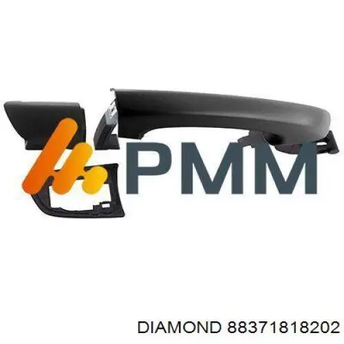 Держатель наружной ручки двери передней левой 88371818202 Diamond/DPA