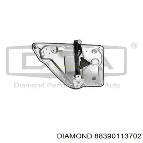 88390113702 Diamond/DPA mecanismo de acionamento de vidro da porta traseira direita