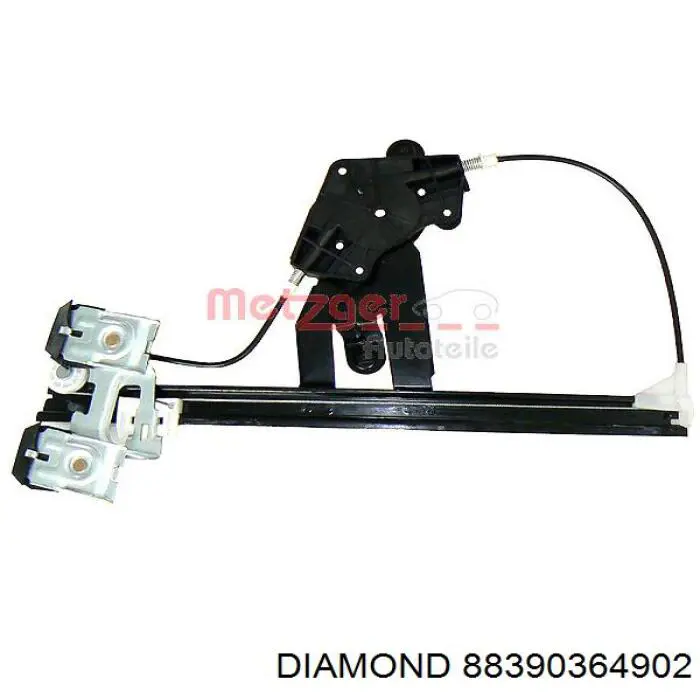 88390364902 Diamond/DPA mecanismo de acionamento de vidro da porta traseira direita