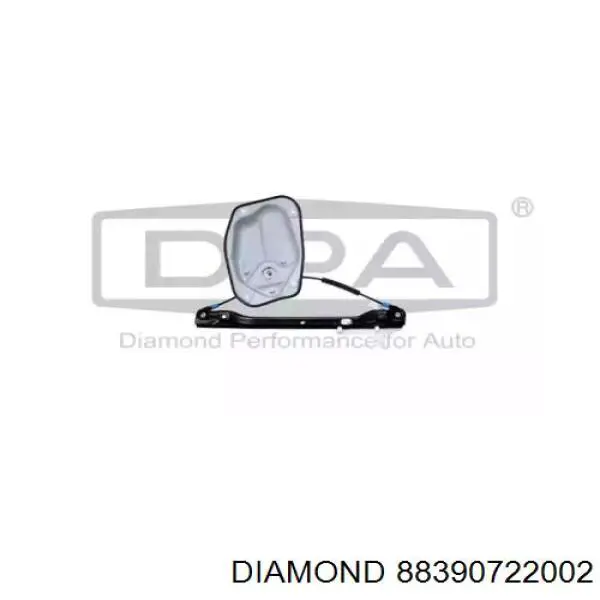 88390722002 Diamond/DPA mecanismo de acionamento de vidro da porta traseira direita