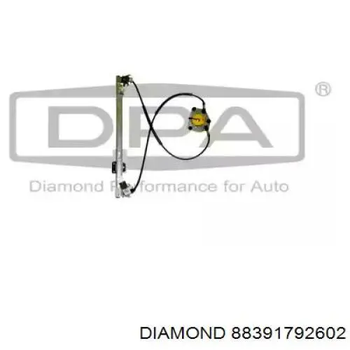 88391792602 Diamond/DPA механизм стеклоподъемника двери задней правой