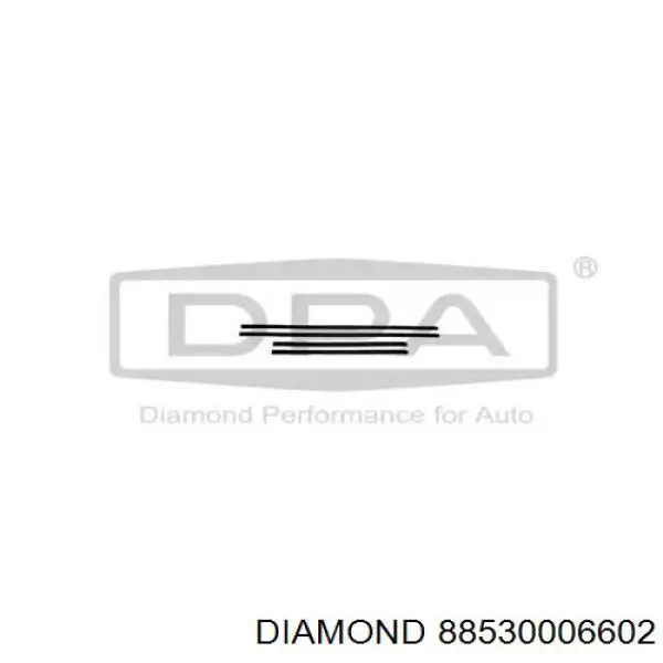 88530006602 Diamond/DPA молдинги дверей, комплект