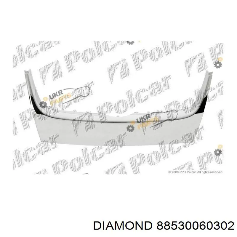 Купить 88530060302 Diamond/DPA Решетка радиатора