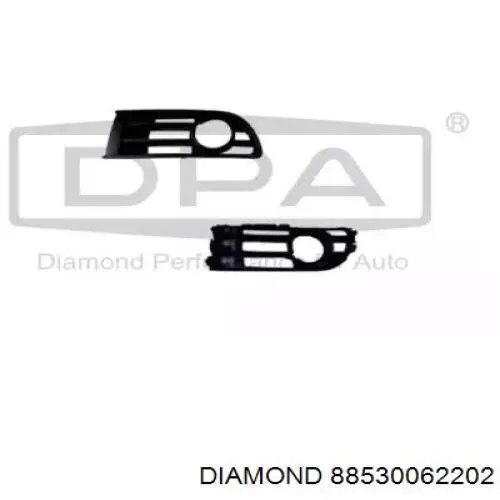 88530062202 Diamond/DPA заглушка (решетка противотуманных фар бампера переднего правая)