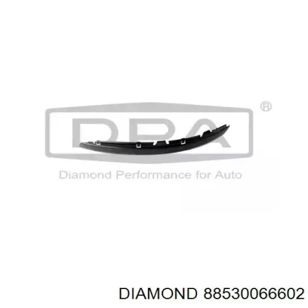 88530066602 Diamond/DPA накладка бампера переднего левая