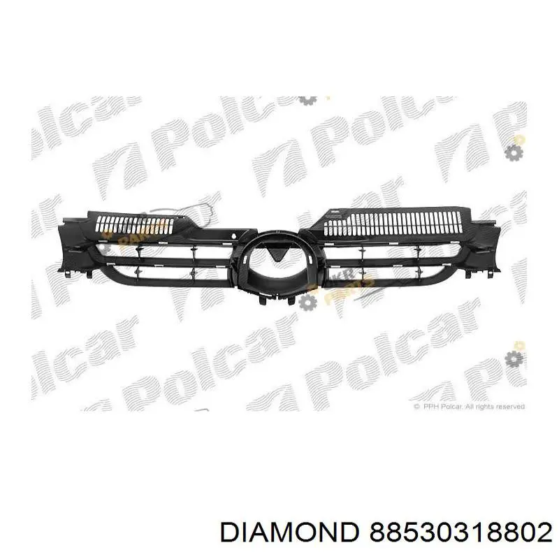 88530318802 Diamond/DPA решетка радиатора